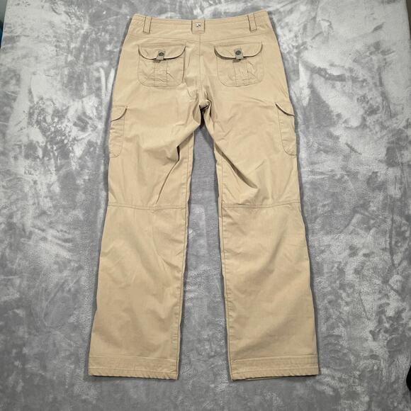 Kuhl Legendary Pants 8 Tan Roll Up Outdoor Hiking Travel Stretch Cargo Trekking - Picture 2 of 16